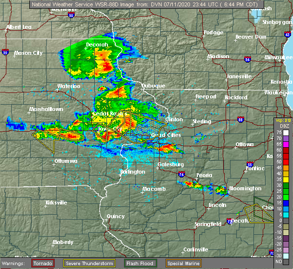 Interactive Hail Maps Hail Map for West Liberty, IA