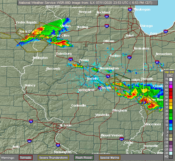 Interactive Hail Maps Hail Map for White Heath, IL