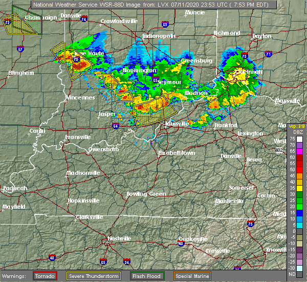 Interactive Hail Maps Hail Map for Mitchell, IN