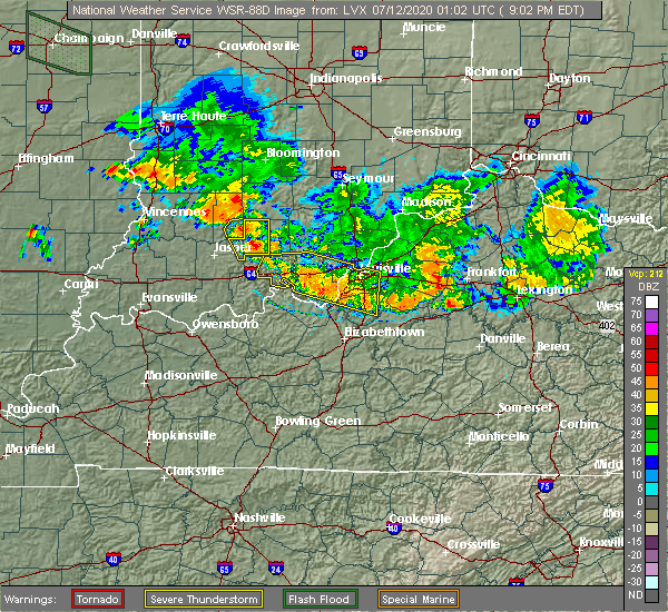 Interactive Hail Maps Hail Map for Brooks, KY