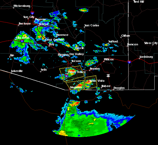 Interactive Hail Maps Hail Map for Corona de Tucson, AZ