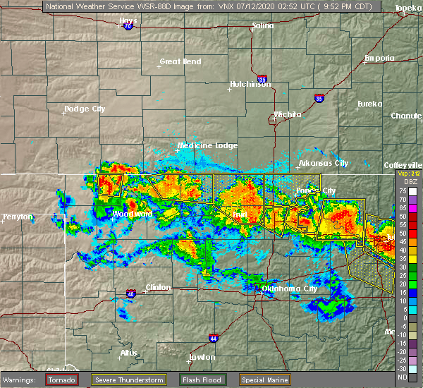 Interactive Hail Maps Hail Map for Ponca City, OK