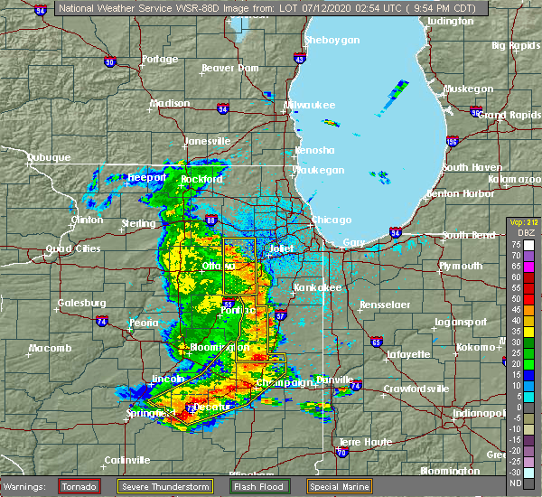 Interactive Hail Maps Hail Map for Gibson City, IL