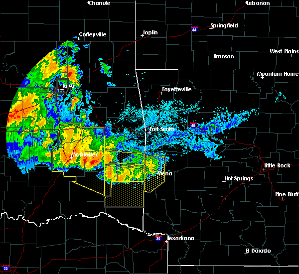 Interactive Hail Maps Hail Map for McAlester, OK