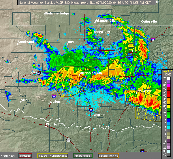 Interactive Hail Maps Hail Map for Norman, OK