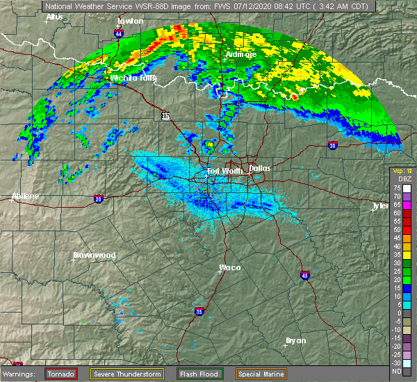Interactive Hail Maps Hail Map for Fort Worth, TX