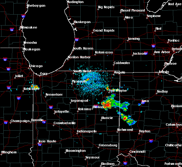 Interactive Hail Maps Hail Map for Bluffton, IN