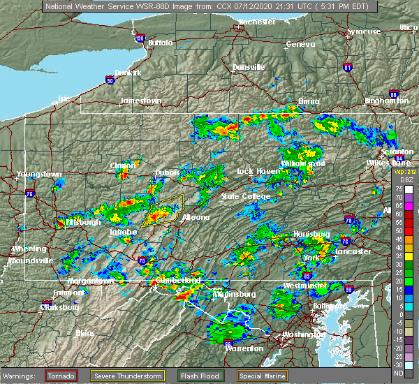 Interactive Hail Maps Hail Map for Northern Cambria, PA