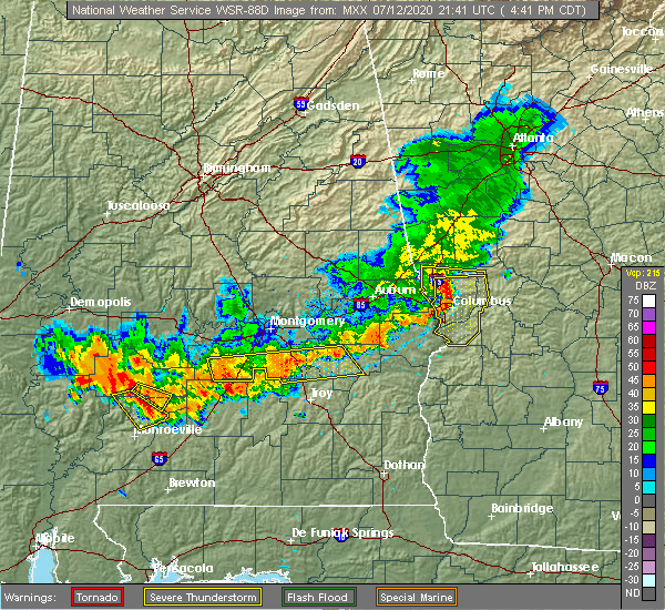 Interactive Hail Maps Hail Map for Waverly Hall, GA