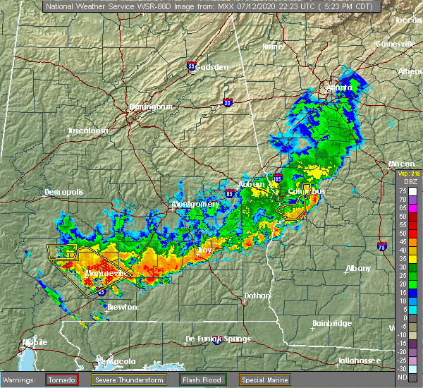 Interactive Hail Maps Hail Map for Columbus, GA