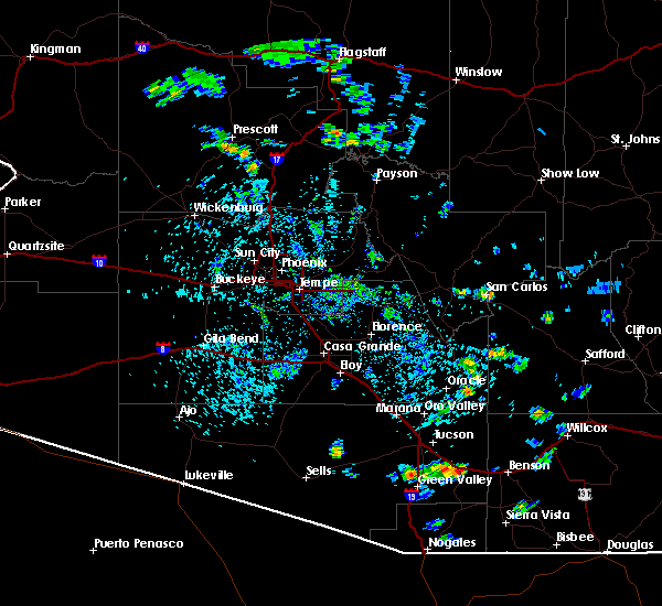 Interactive Hail Maps Hail Map for San Carlos, AZ