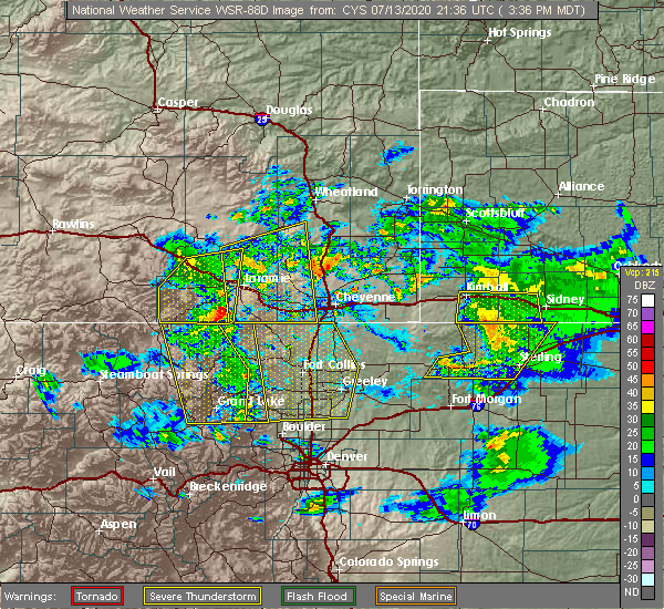Interactive Hail Maps Hail Map for Laramie, WY