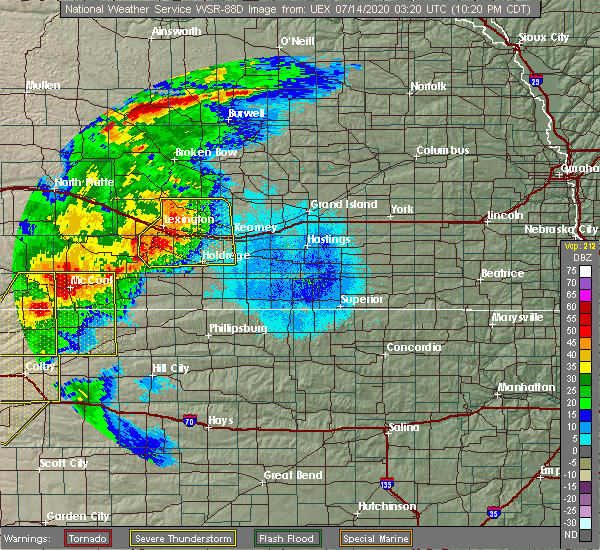 Interactive Hail Maps Hail Map for Kearney, NE