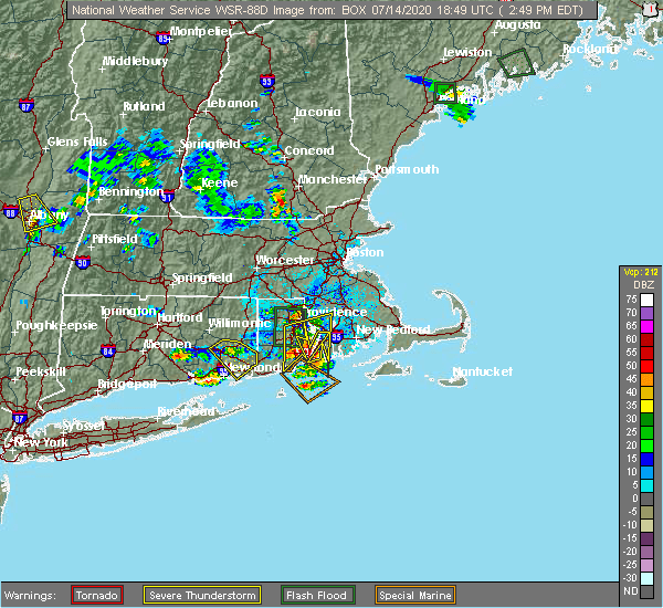 Interactive Hail Maps Hail Map for Newport East, RI