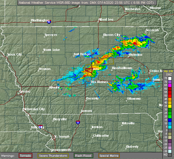 Interactive Hail Maps Hail Map for Ames, IA