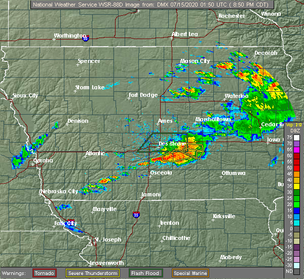 Interactive Hail Maps Hail Map for Pella, IA