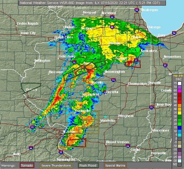 Interactive Hail Maps Hail Map for Chatham, IL