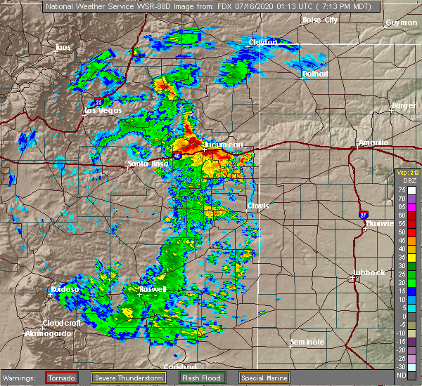 Interactive Hail Maps Hail Map for Tucumcari, NM