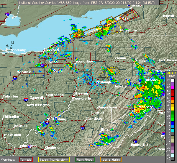 Interactive Hail Maps Hail Map for Kittanning, PA