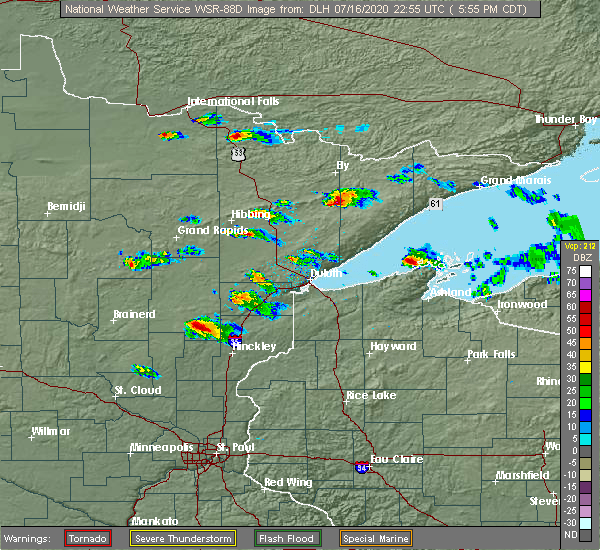 Interactive Hail Maps Hail Map for Silver Bay, MN