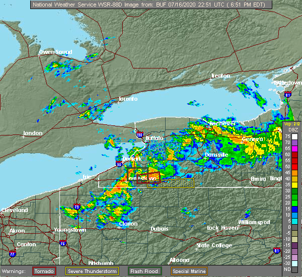 Interactive Hail Maps Hail Map for Ellicottville, NY