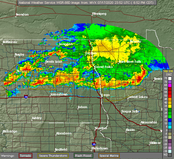 Interactive Hail Maps Hail Map for Binford, ND
