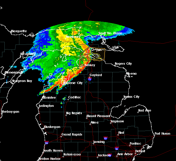 Interactive Hail Maps Hail Map for Bellaire, MI