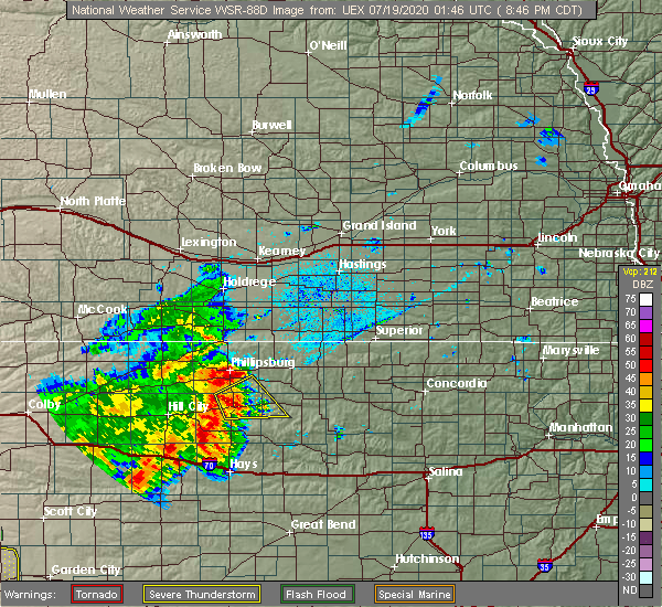 Interactive Hail Maps Hail Map for Kensington, KS