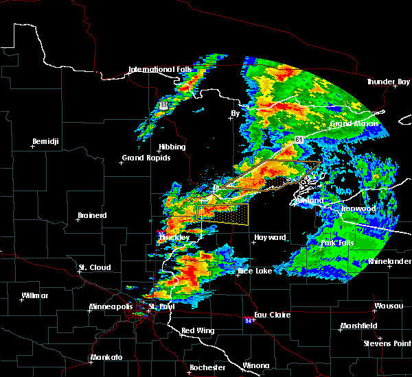 Interactive Hail Maps Hail Map for Lake Nebagamon, WI