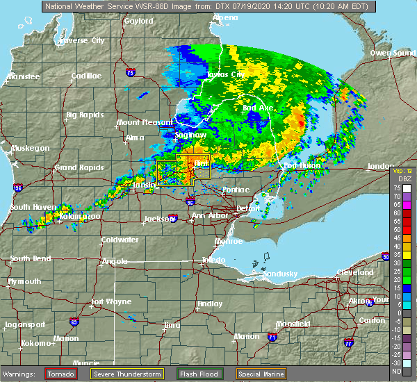 Interactive Hail Maps Hail Map for Ortonville, MI