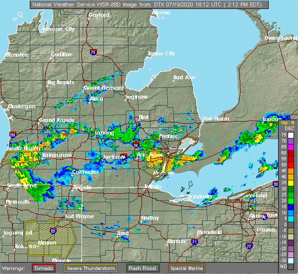 Interactive Hail Maps Hail Map for Belleville, MI