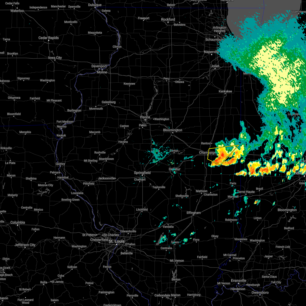 Interactive Hail Maps Hail Map for Champaign, IL