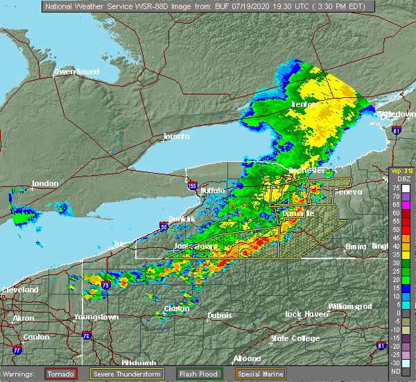 Interactive Hail Maps Hail Map for Canandaigua, NY