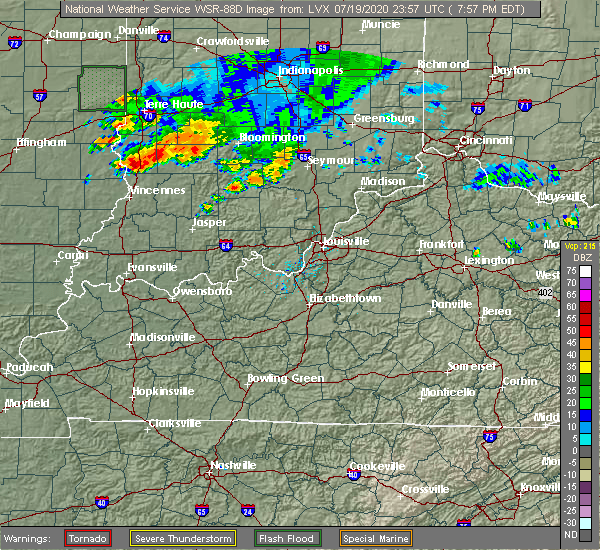 Interactive Hail Maps Hail Map for Bedford, IN
