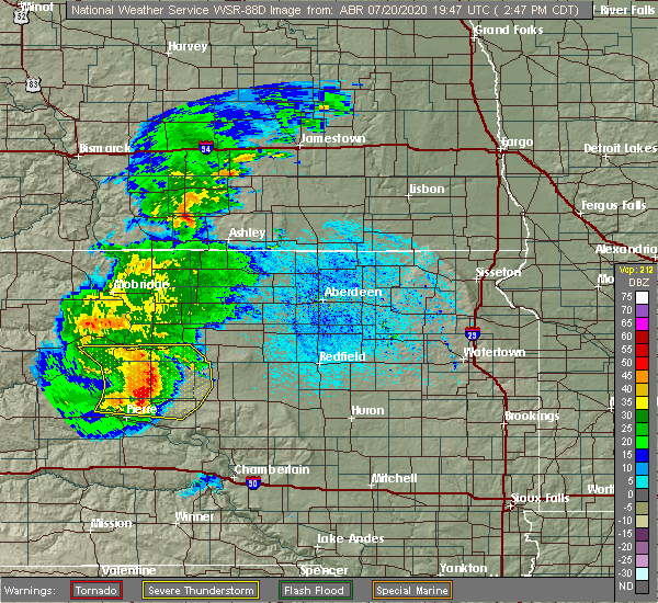 Interactive Hail Maps Hail Map for Blunt, SD