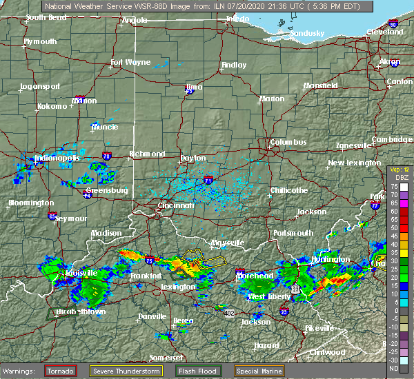 Interactive Hail Maps Hail Map for Mount Olivet, KY