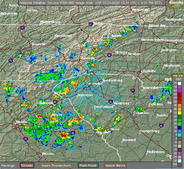 Interactive Hail Maps Hail Map for Spruce Pine, NC
