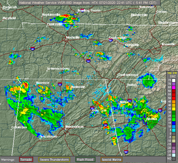 Interactive Hail Maps Hail Map for Cedar Bluff, AL