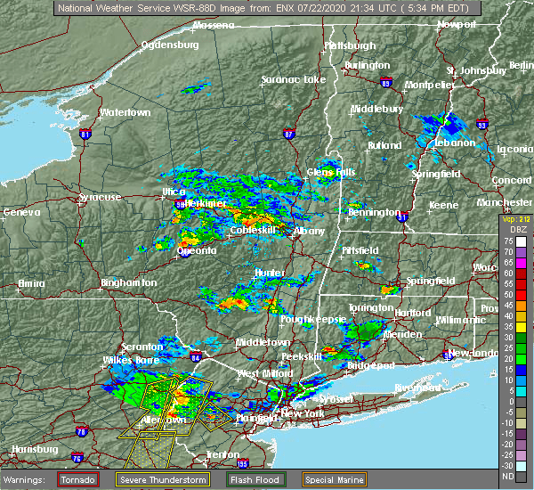 Interactive Hail Maps Hail Map for Shokan, NY