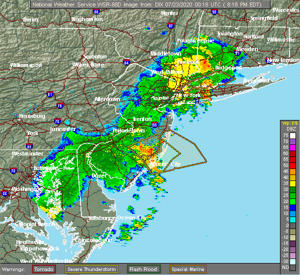 Interactive Hail Maps Hail Map for Toms River, NJ