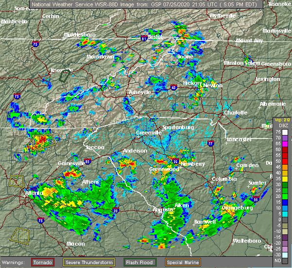 Interactive Hail Maps Hail Map for Donalds, SC