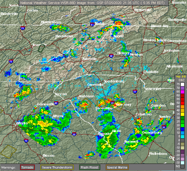 Interactive Hail Maps Hail Map for Laurens, SC