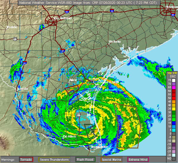 Interactive Hail Maps Hail Map for Realitos, TX