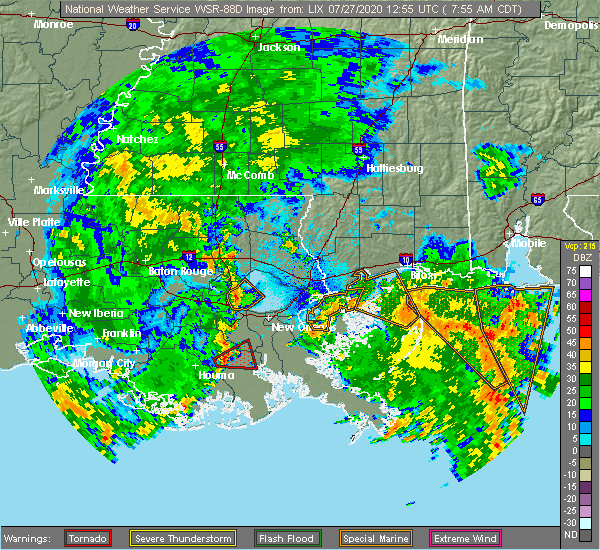 Interactive Hail Maps Hail Map for Larose, LA
