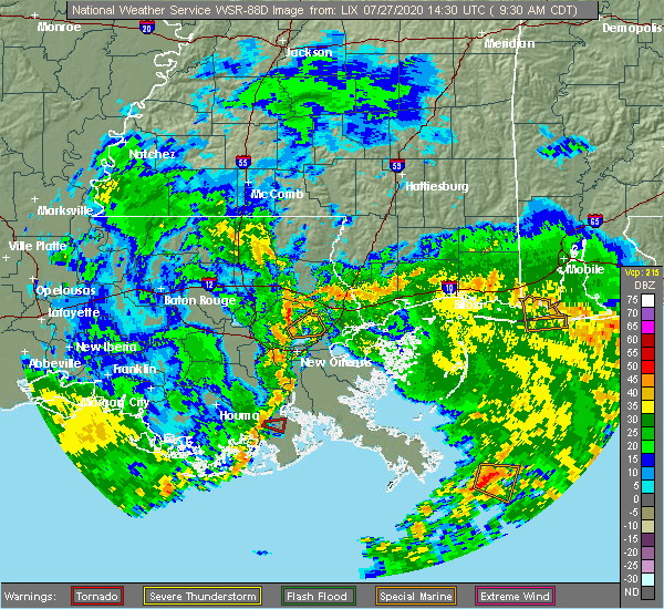 Interactive Hail Maps Hail Map for Galliano, LA