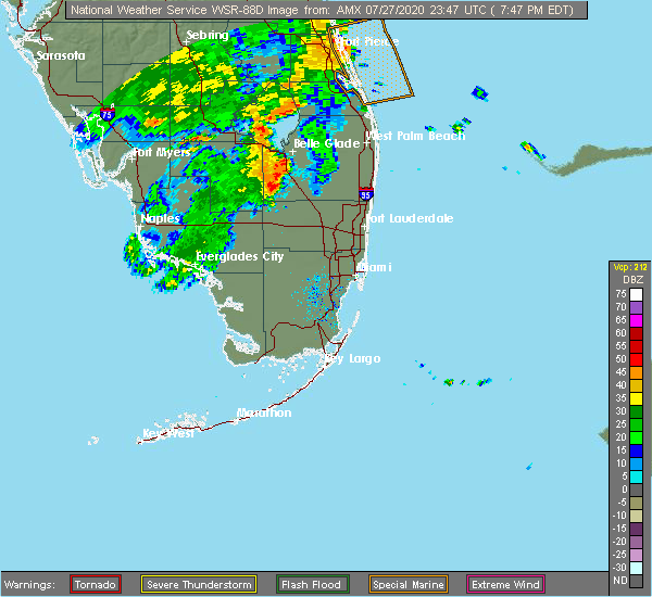 Interactive Hail Maps Hail Map for Wellington, FL