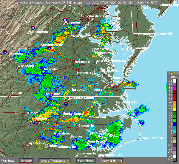 Interactive Hail Maps Hail Map for Virginia Beach, VA