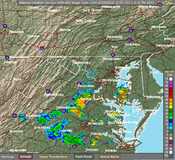 Interactive Hail Maps Hail Map for Mineral, VA