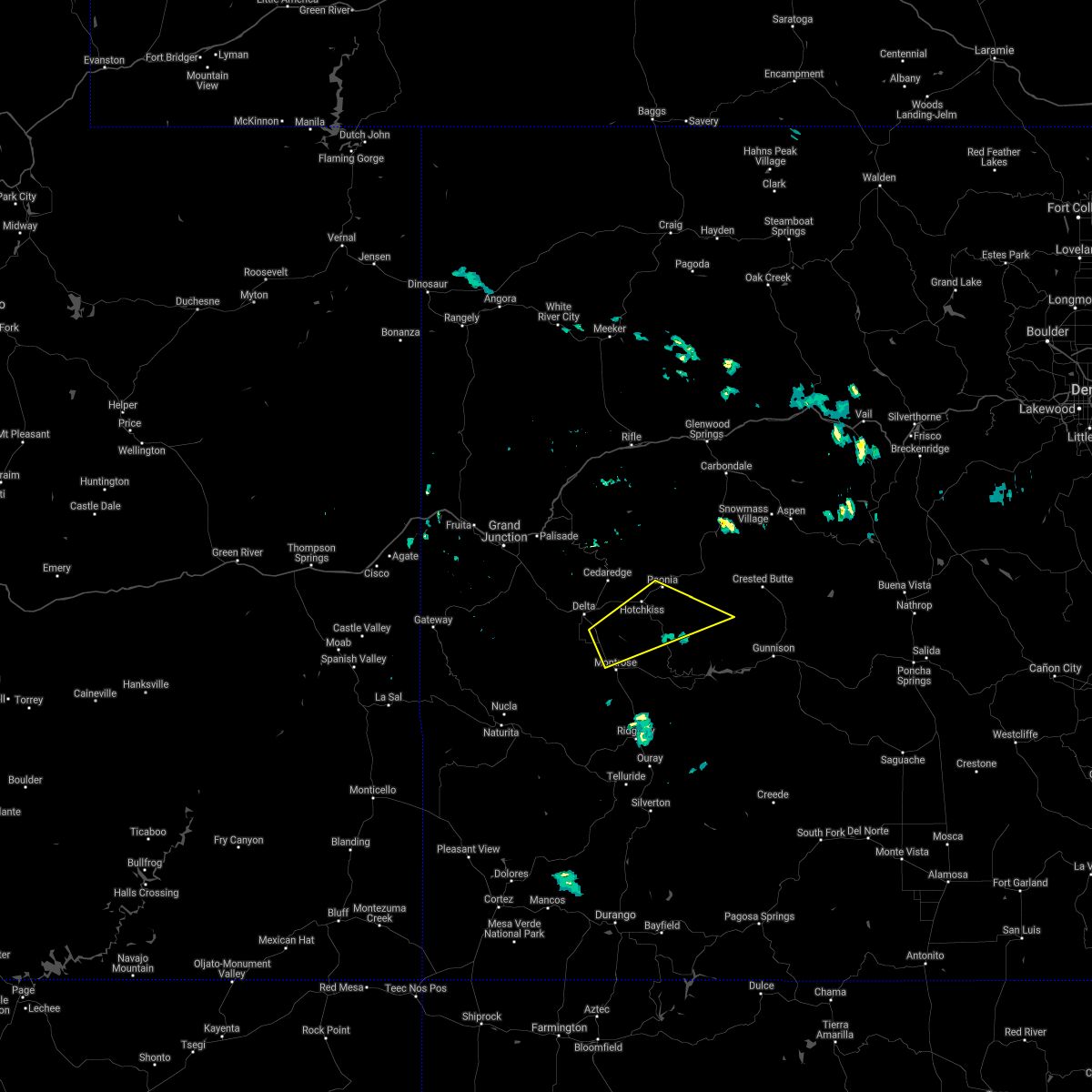 Interactive Hail Maps Hail Map for Montrose, CO