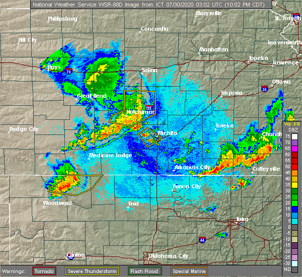 Interactive Hail Maps Hail Map for Hutchinson, KS